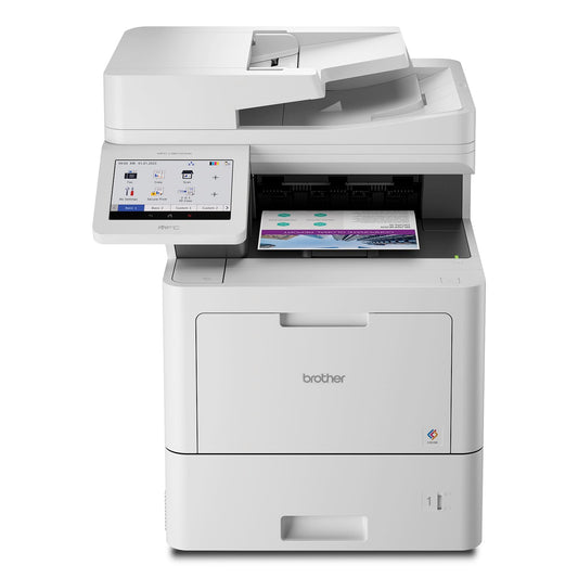 Brother MFC‐L9610CDN Enterprise Color Laser All‐in‐One Printer with Fast Printing, Large Paper Capacity, and Advanced Security Features