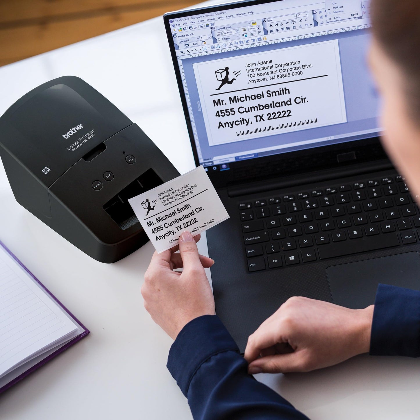 Desktop Monochrome Label Printer, up to 2.4" Label Width